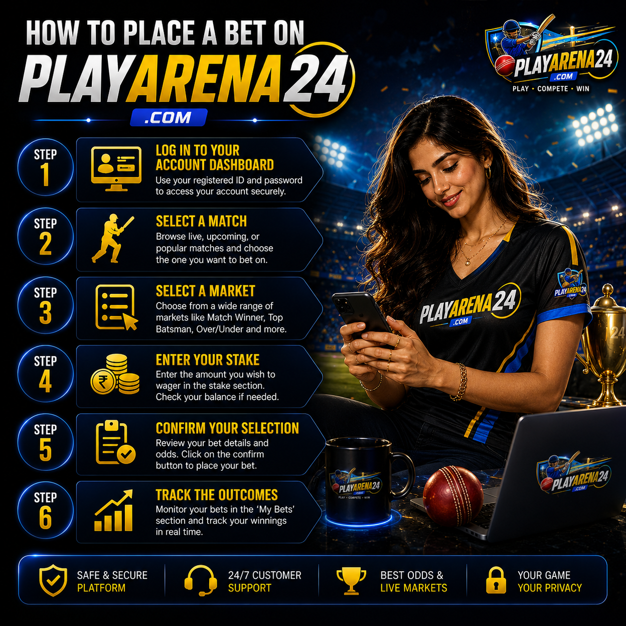How to place a bet step-by-step